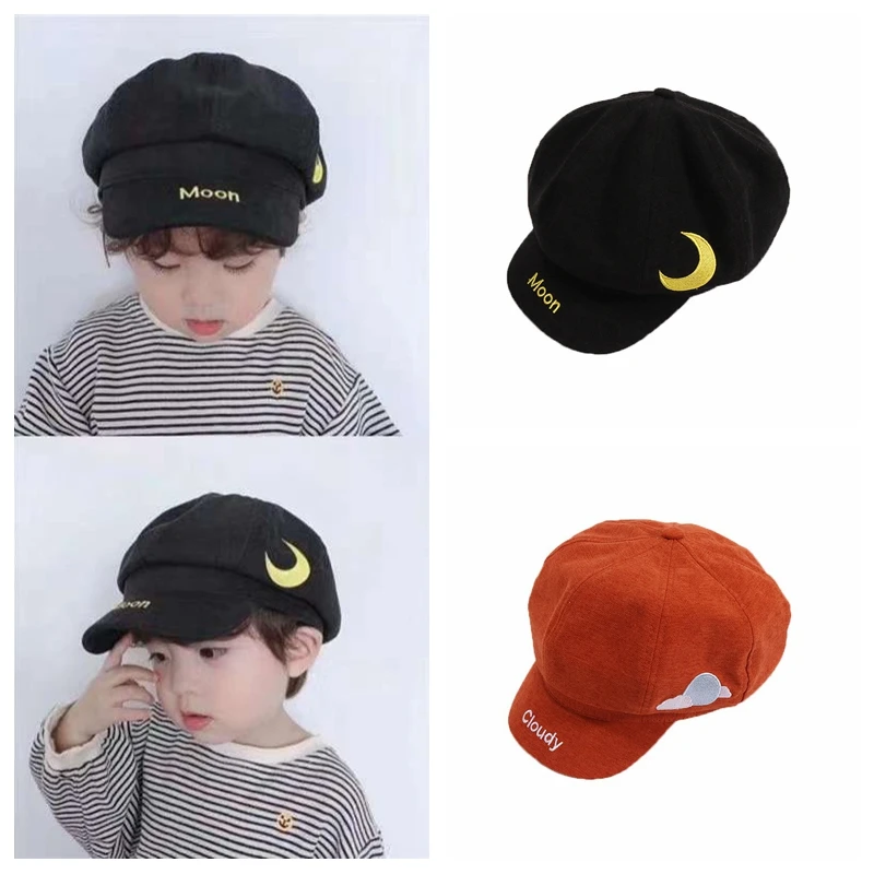 

Toddler Vintage Newsboy Cap Fashion Baby Boy Hat Spring Winter Kids Girl Hat Kids Hats Baby Accessories 5 Colors