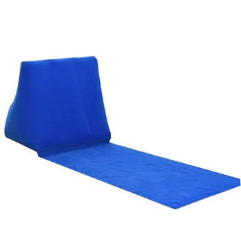 

Outdoor Tourism Inflatable Moistureproof Multicolored Folding Pad Splittable Camping Mat With Air Mattress