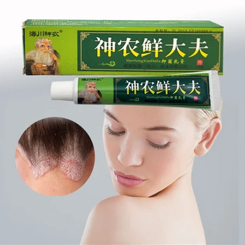 

Chinese Natural Herbal Medicine Anti Bacteria Cream Psoriasis Eczema Ointment Treatment High Quality Herbal Cream 15g