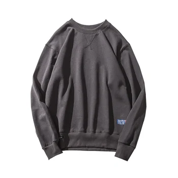 

Mens Long Raglan Sleeves Sweatshirt Mens Pullover Sweatshirt harajuku Stripe Sleeve Ribbed Neck Cuff Hem Fashion hoodies EE6WY