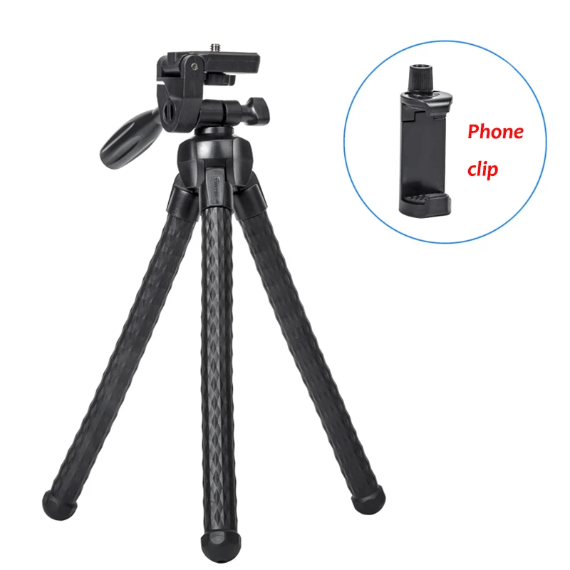 Портативный Гибкий Настольный штатив Осьминог для SONY A6100 A6300 A6500 A6600 A7R RX100M7 Canon EOS M50