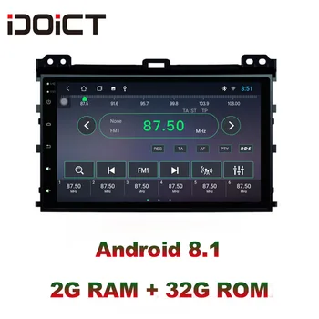 

IDOICT Android 8.1 IPS 2G+32G 8 CORE Car DVD Player GPS Navigation Multimedia For Toyota Land Cruiser 120 radio 2002-2009