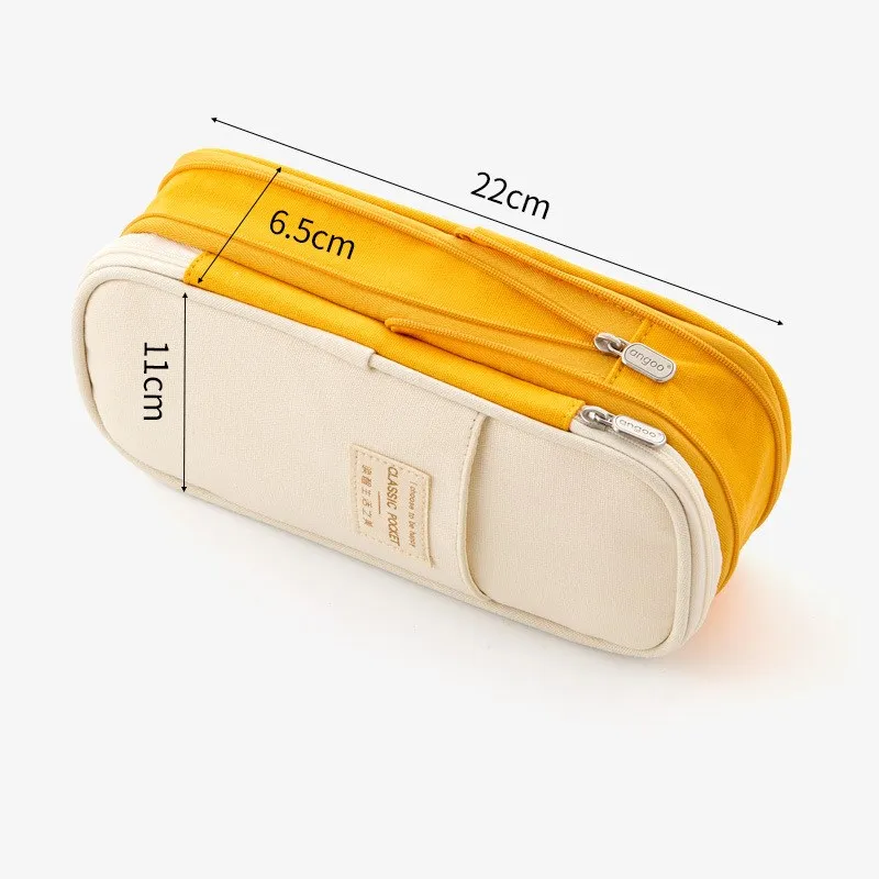 Large Capacity Pencil Case Stationery School Supplies Pencil Cases Pouch Office Desk Storage Bag Students Kids Pen Case Bags Box 4