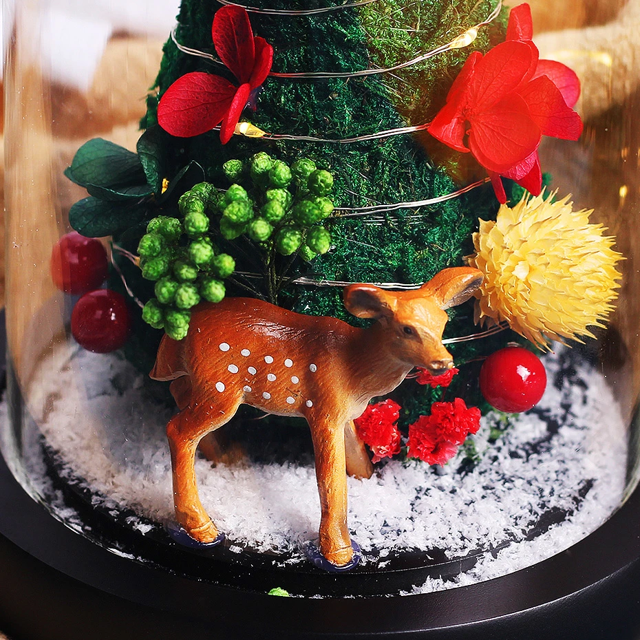 Exclusively made LED Christmas decorations Christmas tree with LED lights Christmas moose decorations pendant Christmas Day Gift