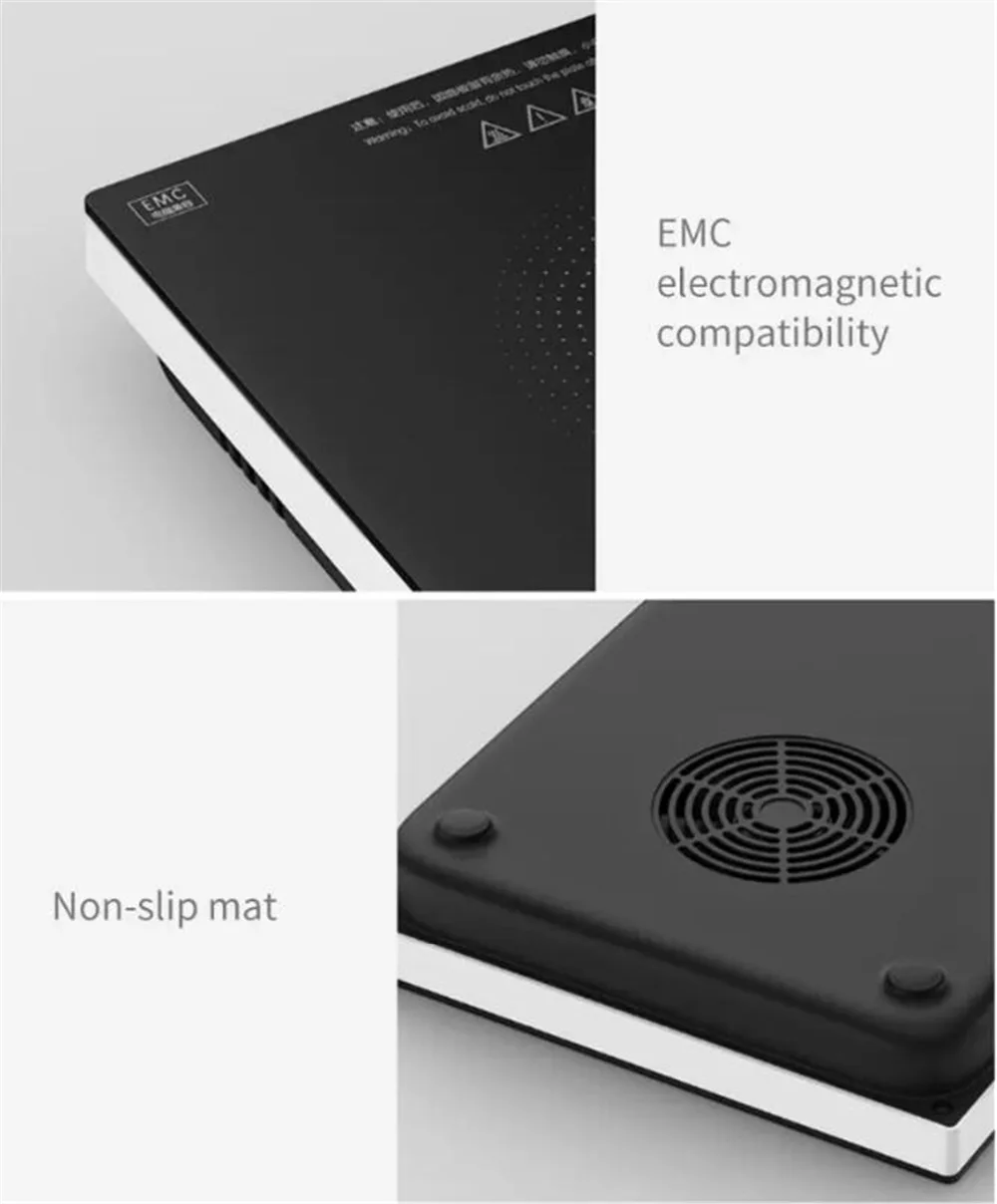 Xiaomi Mijia C1 Induction Cooker 2100W 7-speed Firepower Adjustment 6 Cooking Mode Touch Black Mirror Microcrystalline Panel (6)