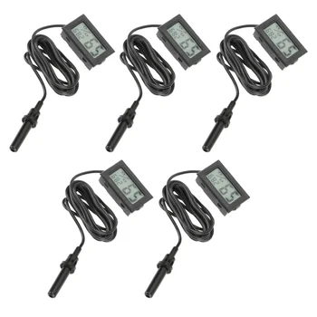 

5pcs Mini Practical Useful Durable Creative Hygrothermograph Digital Hygroscope