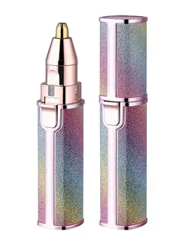 

Women Eyebrow Trimmer 2 In 1 Painless Eyebrow Hair Remover Eyebrow Razor Epilator Electric Shaver With Cleaning Brush