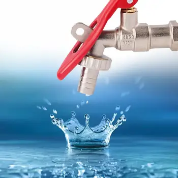 

1/2" Garden Faucet High Quality Extra Longht Faucet Solid Brass Outdoor Garden Washing Machine Tap Chrome Plated