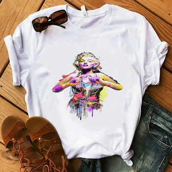 

Women Casual Tops O Neck Hipster Ladies Tee Vintage Vogue Paris Printed Tshirt Summer Kawaii T Shirt Harajuku Womens Shirts