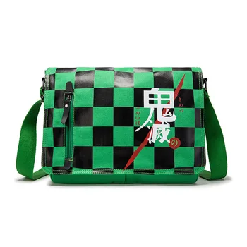 

Japan New Style Demon Slayer: Kimetsu No Yaiba Kamado Tanjirou Kamado Nezuko Agatsuma Zenitsu Messenger Bag Canvas Shoulder Bag