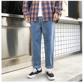 

FaKK01 2019 new autumn winter fashion casual Denim Pants denim Men mens jeans brand fashion jeans