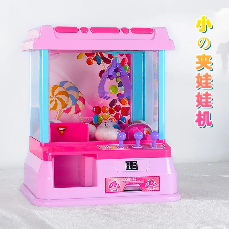 

Douyin Celebrity Style Opel 955usb Children Small Catch Crane Machine Mini Clip Doll Game Candy Machine Toy