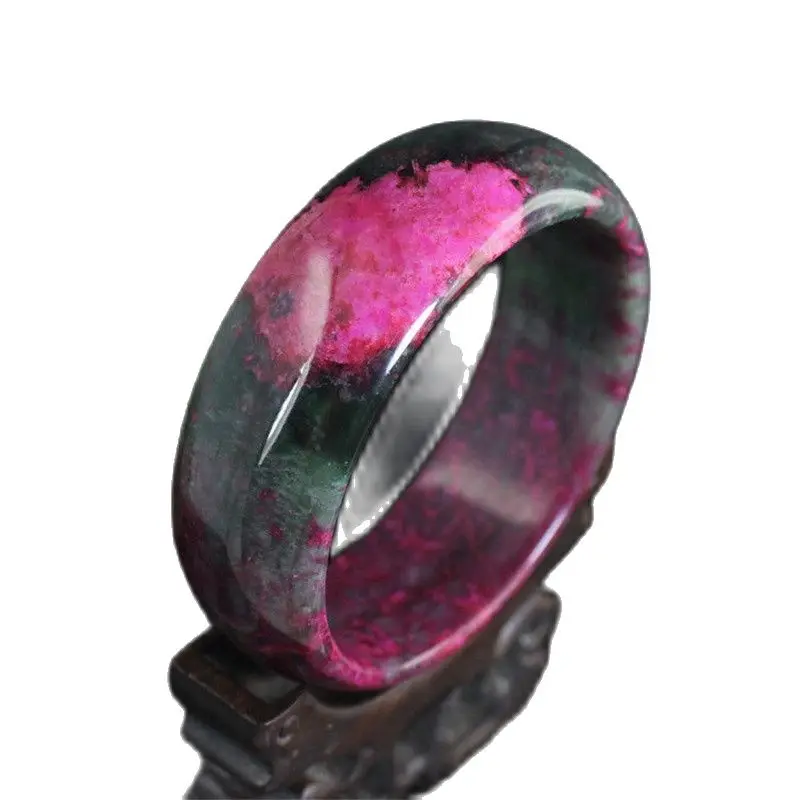 China Hand Engraving Natural Jade Bracelet 63mm Diameter Woman Bangle | Дом и сад