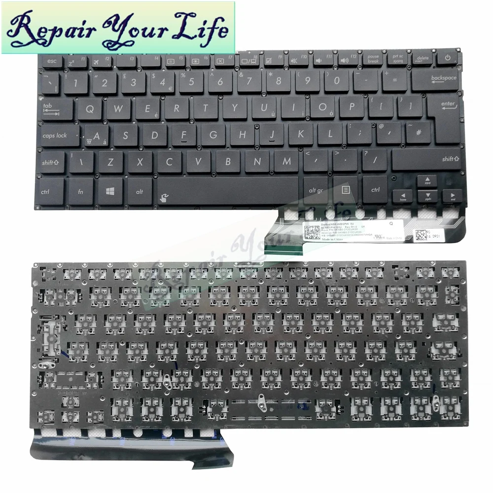 Teclado para Notebook Latino e Inglês, Retroiluminação