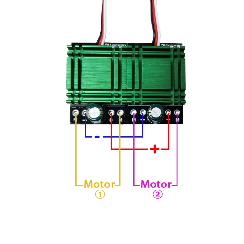Two channels Brushed Walking ESC For 1/14 RC Hydraulic Excavator Bulldozer part | Игрушки и хобби