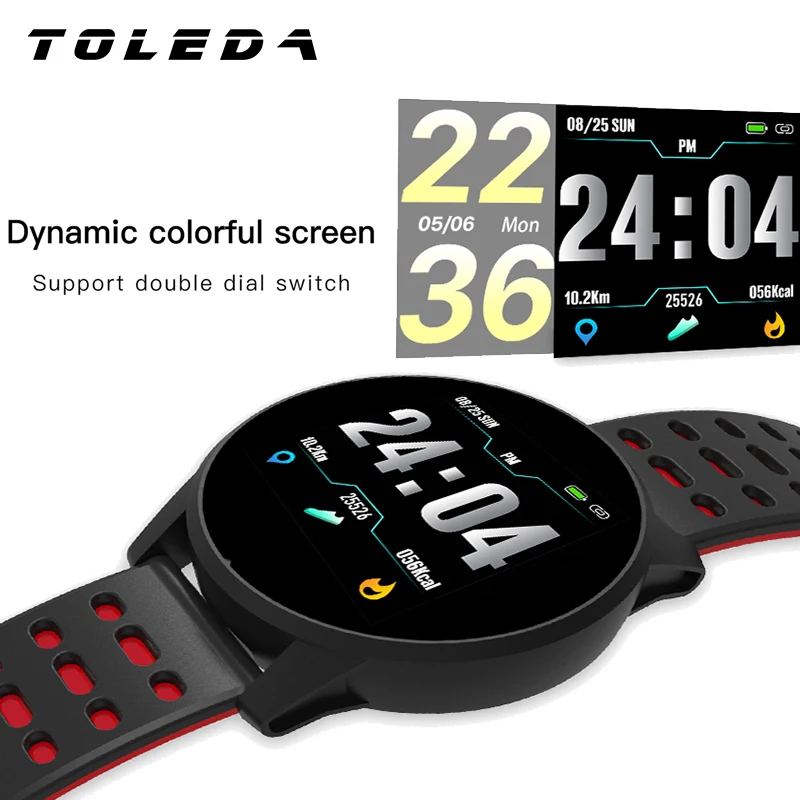 Toleda B2 Смарт часы глобальная версия IP67 Водонепроницаемый спортивные Шагомер 2020