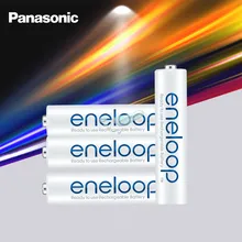 Panasonic Eneloop перезаряжаемые батарейки ААА 800mAh 1,2 V Ni-MH камера игрушка-фонарик Предварительно заряженный