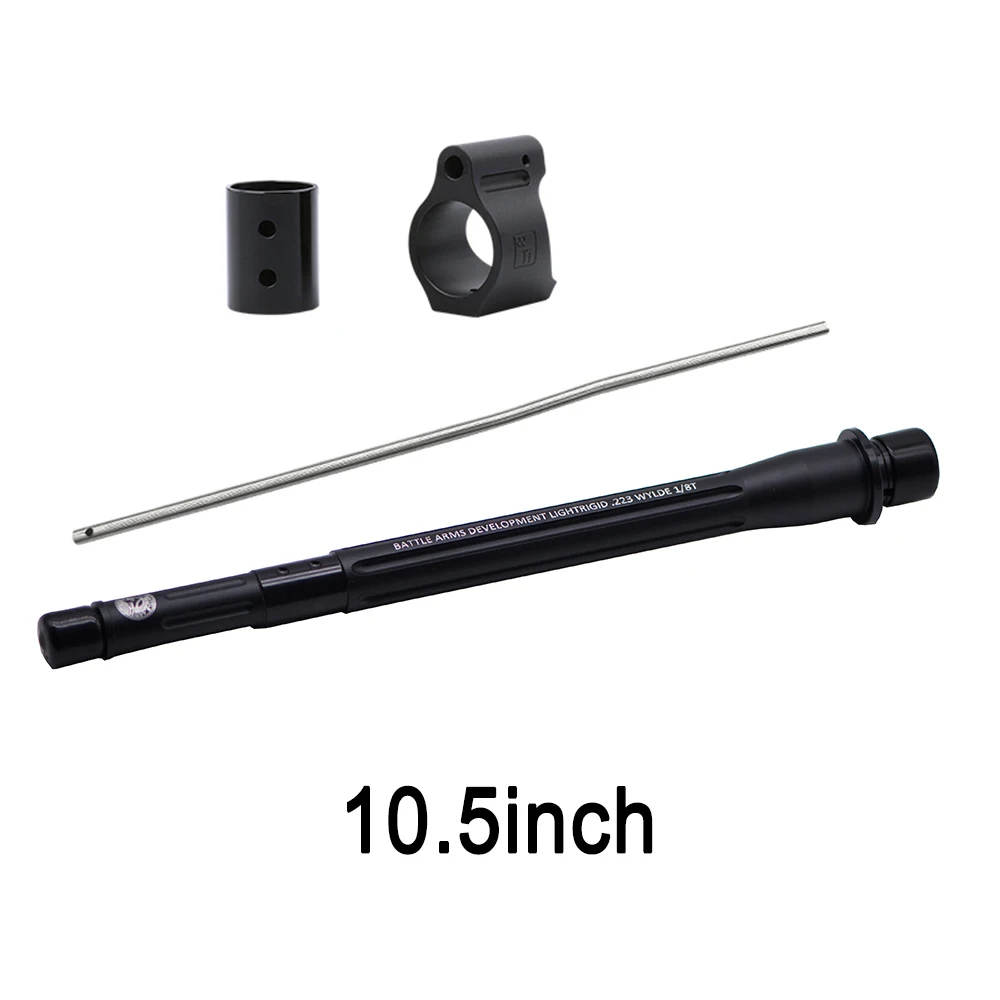 10.5 Black Высококачественная Алюминиевая Наружная трубка 7," 10,5" 14," для Kublai для M4 AEG BD556 гелевый бластер Пейнтбольные аксессуары-для 14 мм CCW - Цвет: 10.5 Black