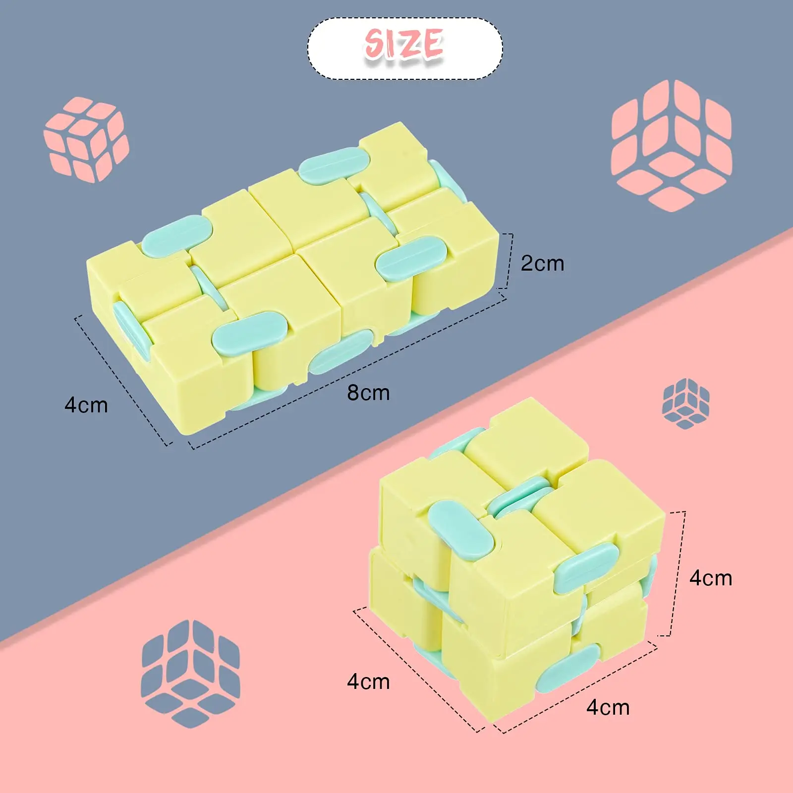 Upgrade Anti-stress Infinite Cube Infinity Cube Office Flip Cubic Puzzle Stress Reliever Autism Toys Unisex Stress Relief Toy AA 2 Upgrade Anti-stress Infinite Cube Infinity Cube Office Flip Cubic Puzzle Stress Reliever Autism Toys Unisex Stress Relief Toy AA 2