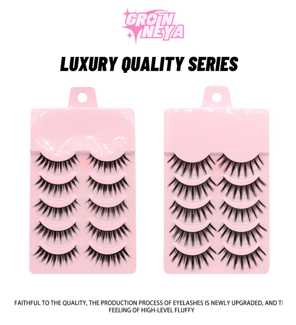 Groinneya 2 5 Pairs 3d Faux Mink Lashes Natural Cosplay False Eyelashes Japanese Seriouscross Manga Makeup Tools -Outlet Maid Outfit Store H0705188e7f1d47049bdc822e81f09b3dt.jpg