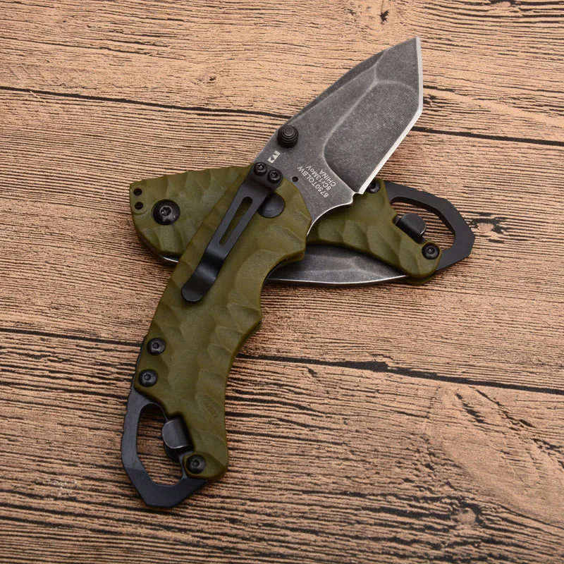 Цветной складной нож Kershaw, 8750, 8Cr13, стальной, многоцелевой, для кемпинга, рыбалки, EDC, складной нож, для выживания, инструмент