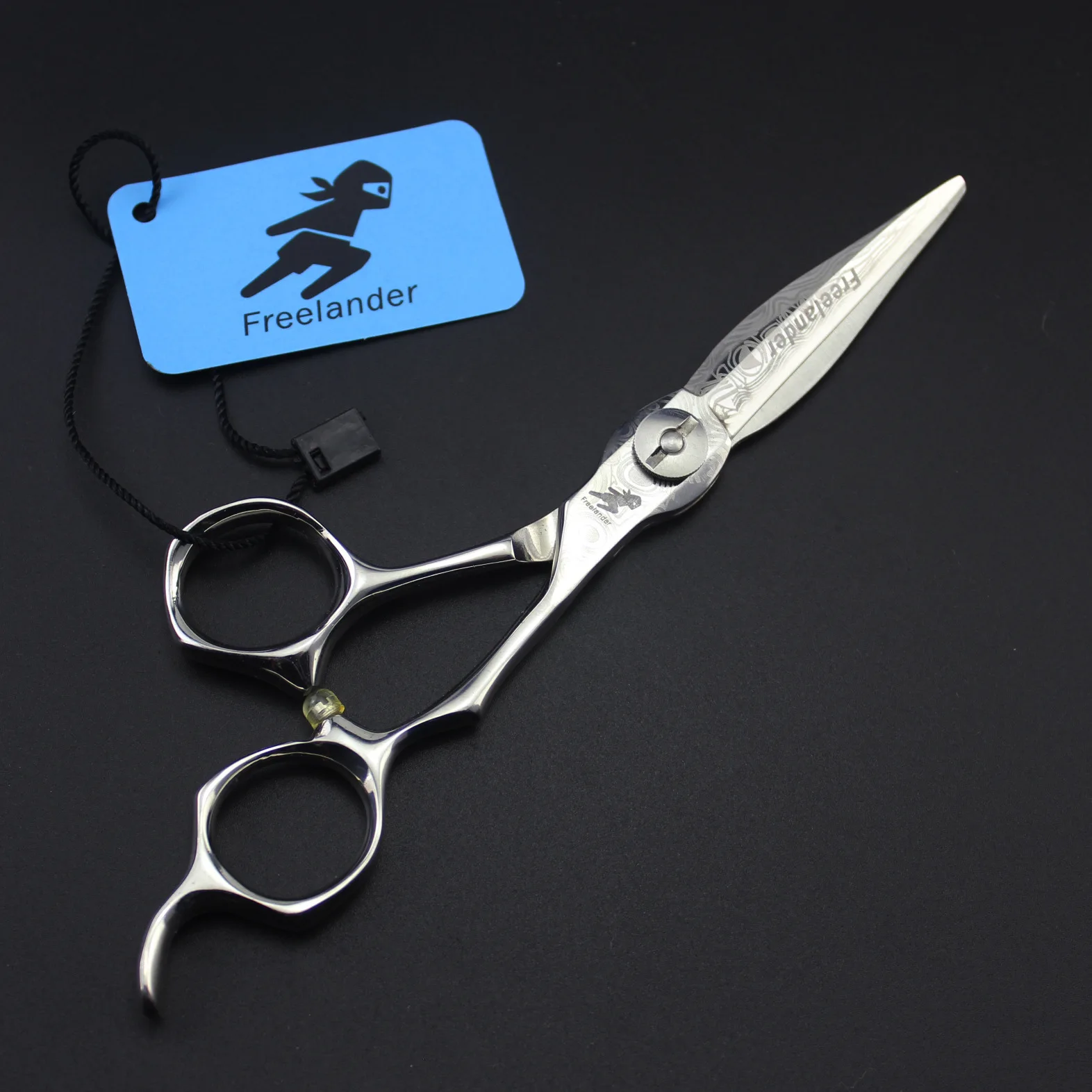 5,5 дюймов Япония 440C ножницы Дамаск резка парикмахерские ножницы Инструменты Парикмахерские ножницы Профессиональные 440C ножницы