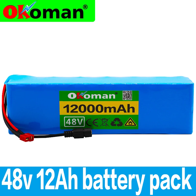 48V 12Ah 13s3p High Power 18650 Electric Motorcycle Battery Vehicle DIY 48 V BMS Protection | Электроника