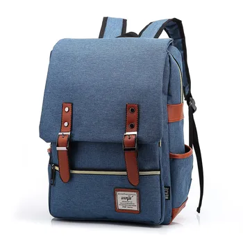 

Retro Outdoor Canvas Travel Backpack Fashion Backpack 14''-16' 2020 New Vintage Laptop Backpack School Bags Женский рюкзак #SRN