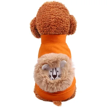 

Cute Pet Dog Clothes Lion Head Pattern Winter Warm Comfortable Puppy Coat Fashion Pet Jacket Outfits