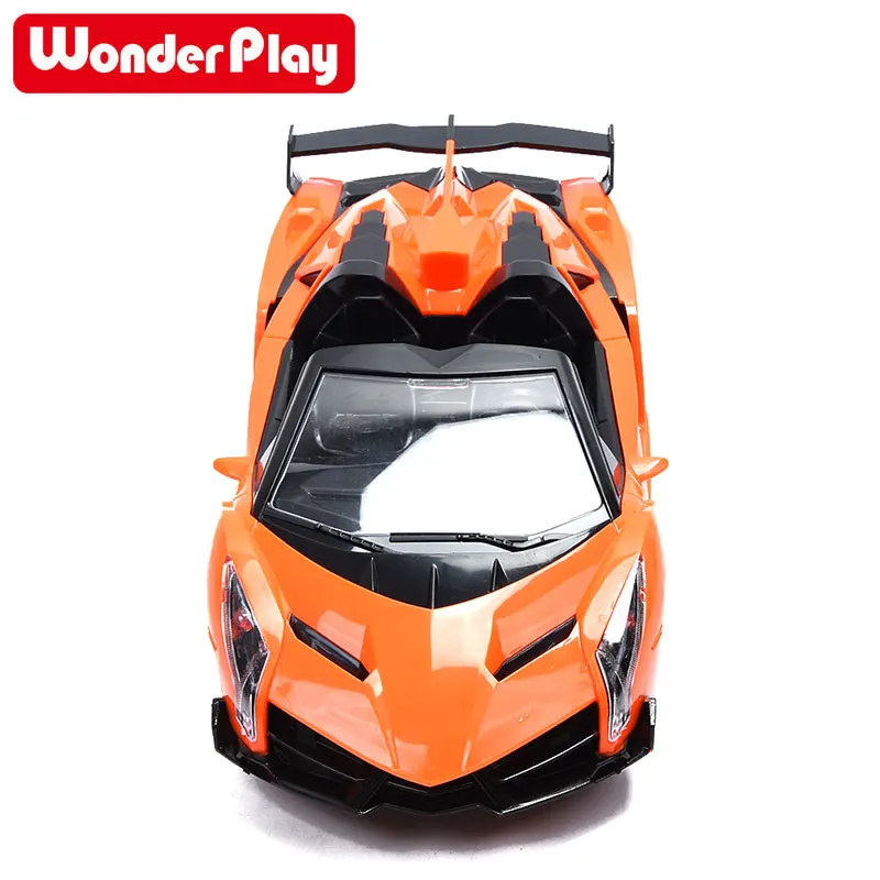 Радиоуправляемая машина для Lamborghini Veneno 4wd Радиоуправляемая машинка, игрушечный автомобиль из алюминиевого сплава, Электронный светильник, подарок, детская игрушка, 1:16