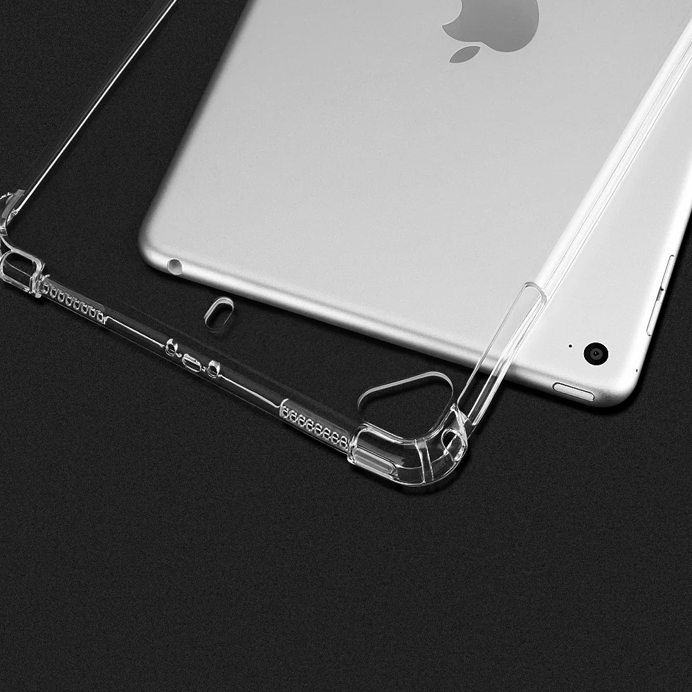 Essidi мягкий прозрачный чехол для IPad Mini 1 2 3 4 5 Tansparent противоударной защитной плёнки чехол для планшета из Уретанового термопластика для IPad 2, 3, 4 чехол для IPad Air 1 2 3 9,7