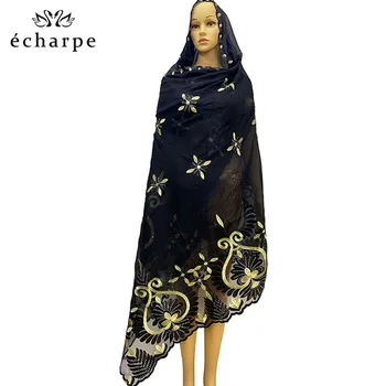 

New African women scarves shawls, Hinduism women's Scarf, Cotton embroidery fashion design hijab scarf EC184