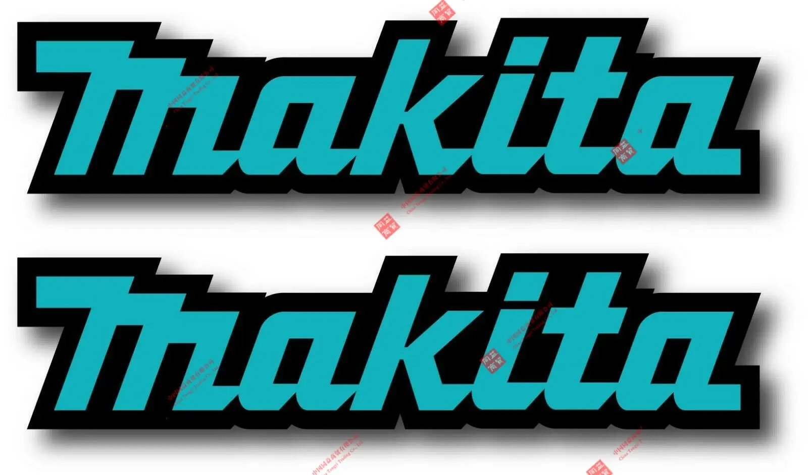 

2X PersonalityMAKITA DECAL STICKER US MADE TRUCK VEHICLE CAR WINDOW POWER TOOLS CONSTRUCT Racing Motorcycle Helmet Stickers