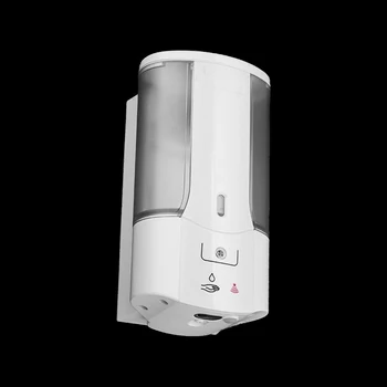 

500mL Wall Mounted Automatic Soap Dispenser Infrared Induction Smart Liquid Soap Dispenser for Kitchen Bathroom Accessory