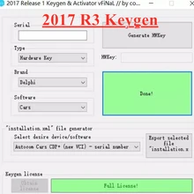 Autocom para delphi 2017 r3 keygen 2017.r3 ativador 2017.r3 keygen delphis 150e multidiag chave para vd ds150e carro e caminhão