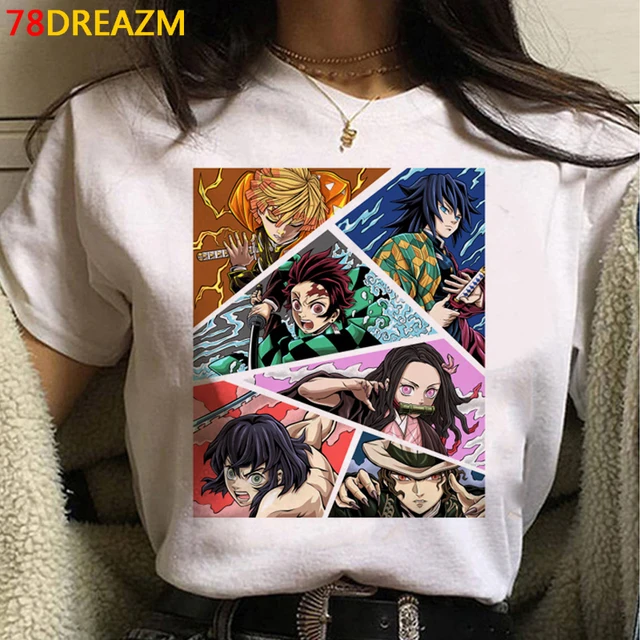 Hot Japanese Anime Demon Slayer T Shirt Men Kawaii Kimetsu No Yaiba Graphic Tees Tanjirou Kamado Unisex Tops Funny Tshirt Male 3