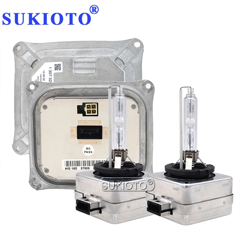 SUKIOTO OEM D1S Ballast Xenon HID Headlight Kit 1307329153 130732915301 Replacment Bulb For E92 E93 M3 E83 X3 E70 X5