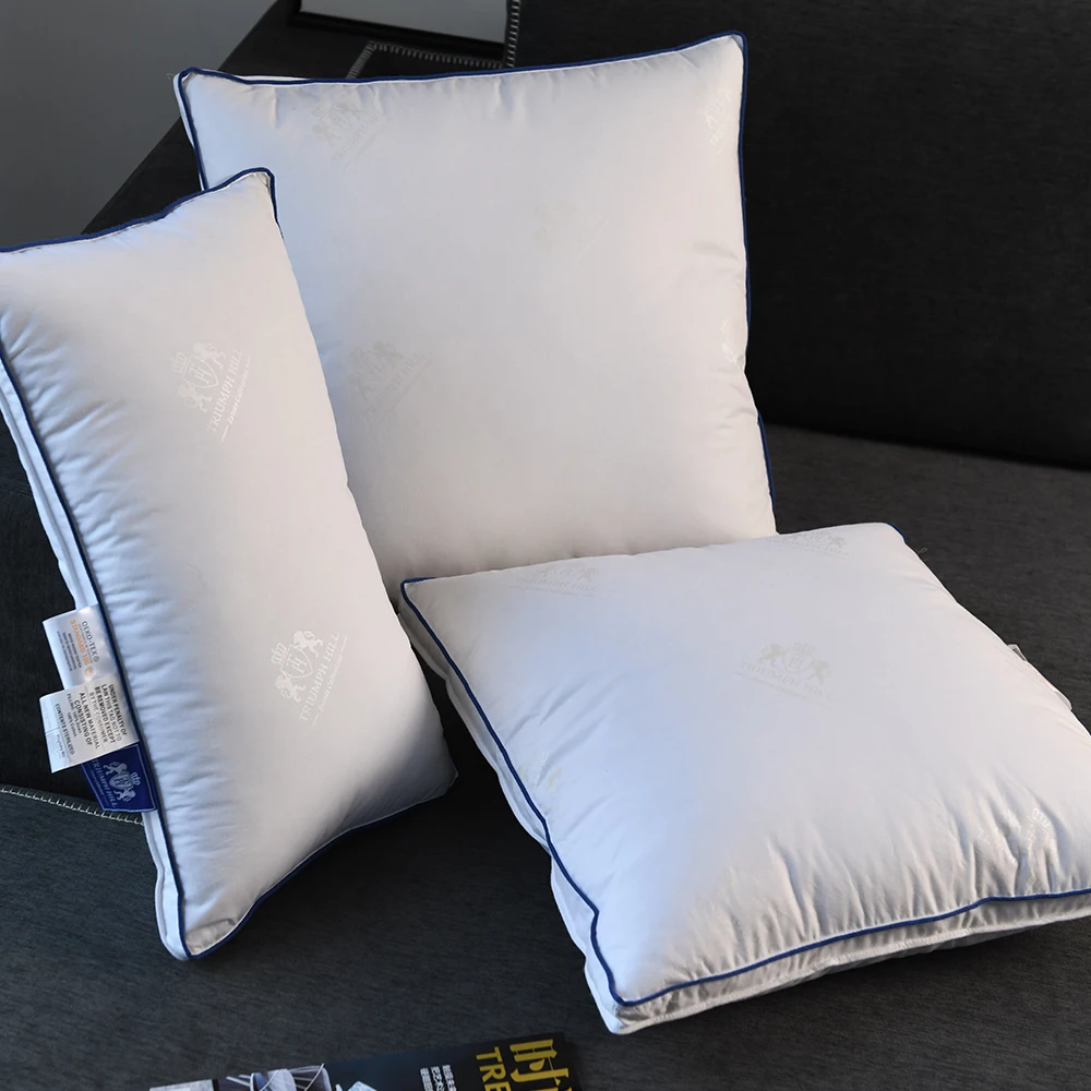 100% White Goose Down Cushion Natural Down  Throw Pillow Core Headrest Hotel Choiceness Of Sofa Pillows Can Be Customized 3