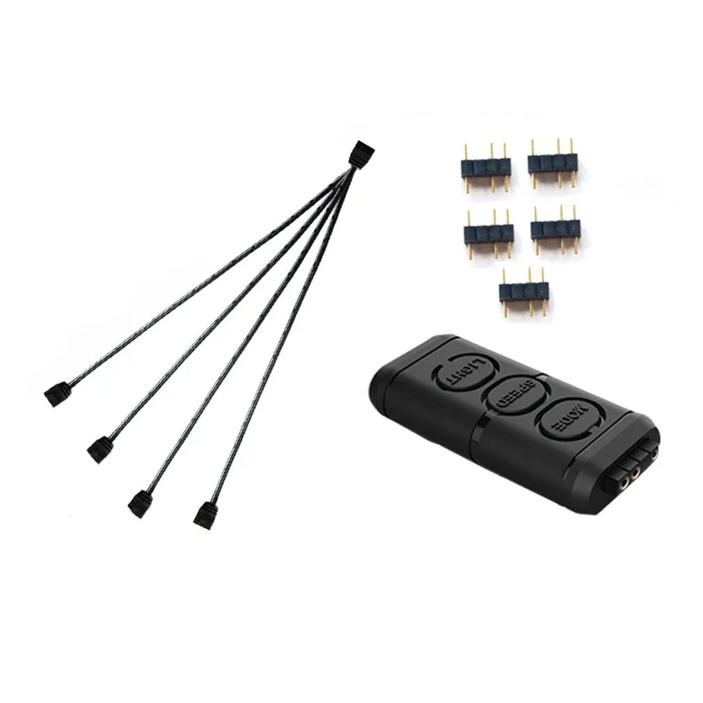 12 В и 5 в RGB вентилятор светильник контроллер бар содержит от 1 до 3 расширенной