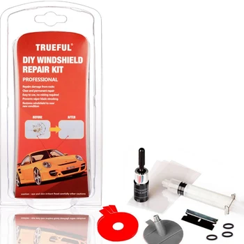 

1 Set Windshield Repair Agent, Automobile Front Windshield Repair Tool, Car Glass Star Crack Repair Fluid