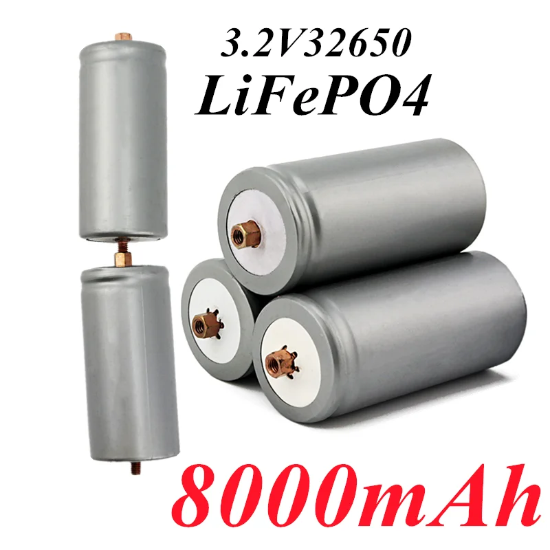 1 шт./лот Vbatty 3 2 В 32650 аккумулятор 8000 мАч LiFePO4 перезаряжаемая литиевая батарея для