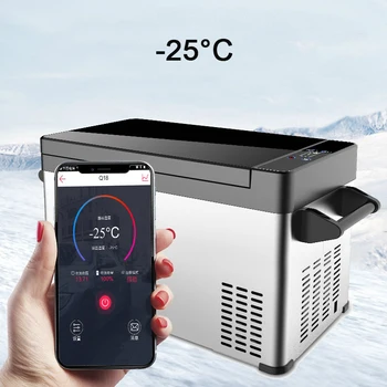 

-25 Celsius APP Control Car Home Dual-use Compressor Car Refrigerator Small Mini Portable Fridge Camping Car Electrical Cooler