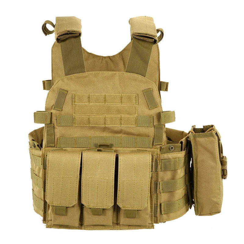 900D Военный нейлоновый Тактический Жилет Molle для страйкбола спортивный