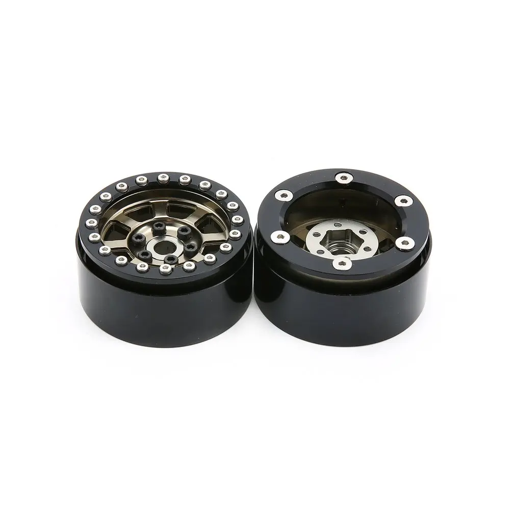 1 пара/2 пары сплав 1,9 ЧПУ Beadlock Колесные диски CJGLG0009 для 1/10 RC Гусеничный осевой SCX10 SCX10 II 90046 Traxxas TRX4 D90
