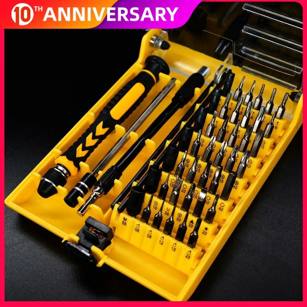 

Multifunctional interchangeable head screwdriver set 45 pieces chrome vanadium steel screwdriver head mobile phone Repair Tool