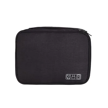 

Travel Organizer Bag Multi Three-Layer Storage Bag for Cables Chargers Power Bank Mouse iPad Phone Kindle SD Card Accessories