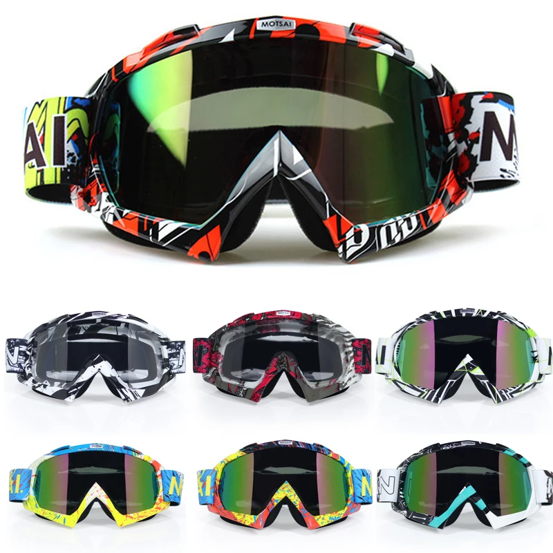 protective health gear Motorcycle Goggles ATV Off-Road Helmet Ski Casque Motorcycle Glasses Eyewear Snowboard Racing Moto Bike Sunglasses Motorbike yellow motorcycle glasses