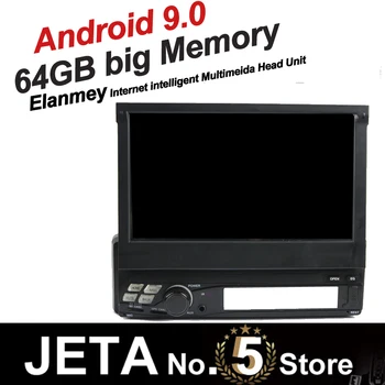 

Fit for Universal one din Car Radio GPS Music player tape recorder Android 9.0 64GB big memory DSP equalizer IPS touch screen