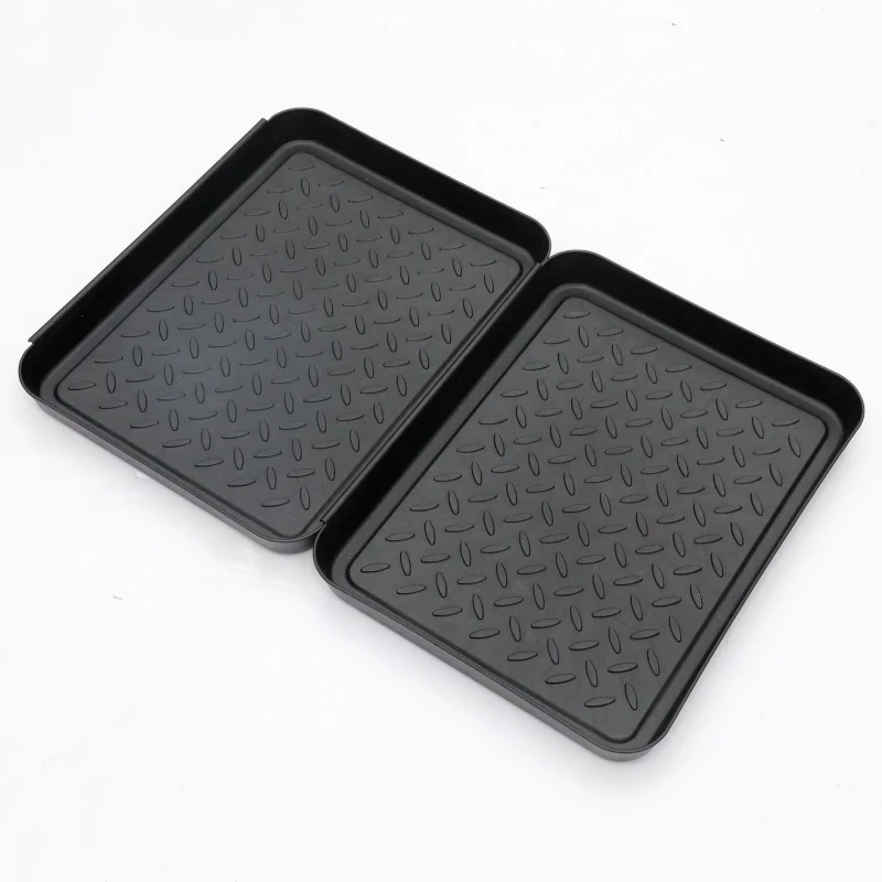 Shoe Drip Trays,Multipurpose Shoe Mat Tray Set of 3 For Indoor and Outdoor Use in All Seasons 13.7x10.6inch