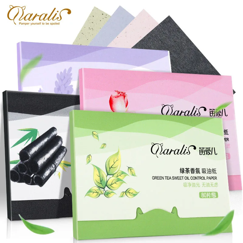 

4 Packs Facial Oil Blotting Sheets Cleansing Face Oil Control Wipes Portable Oil Absorbing Paper Skin Care Tools